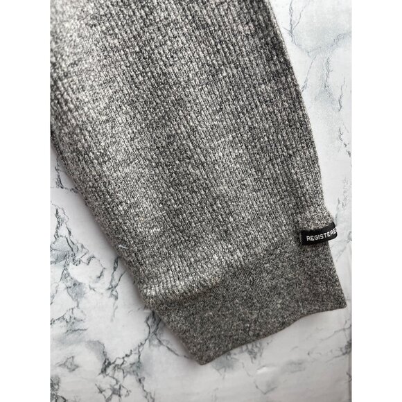 Ecko Unltd. Mens  Size L Grey Marled Long Sleeve Crewneck Thermal Shirt - Picture 10 of 11